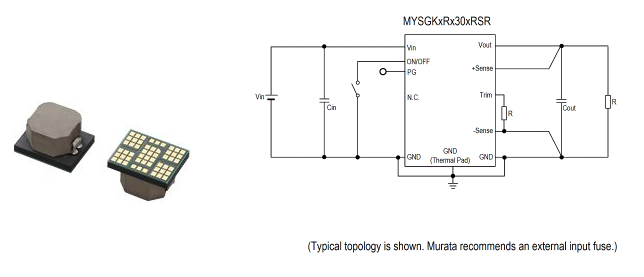 Murata村田MYSGK1R830FRSR非隔離降壓DC-DC轉換器  Murata村田MYSGK1R830FRSR非隔離降壓DC-DC轉換器